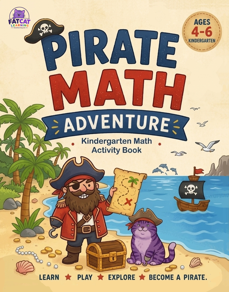 Pirate Math Adventure Book Cover
